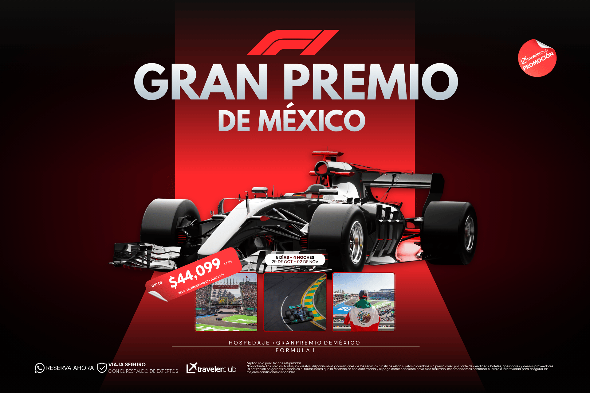 F1 GRAN PREMIO DE MEXICO HOSPEDAJE